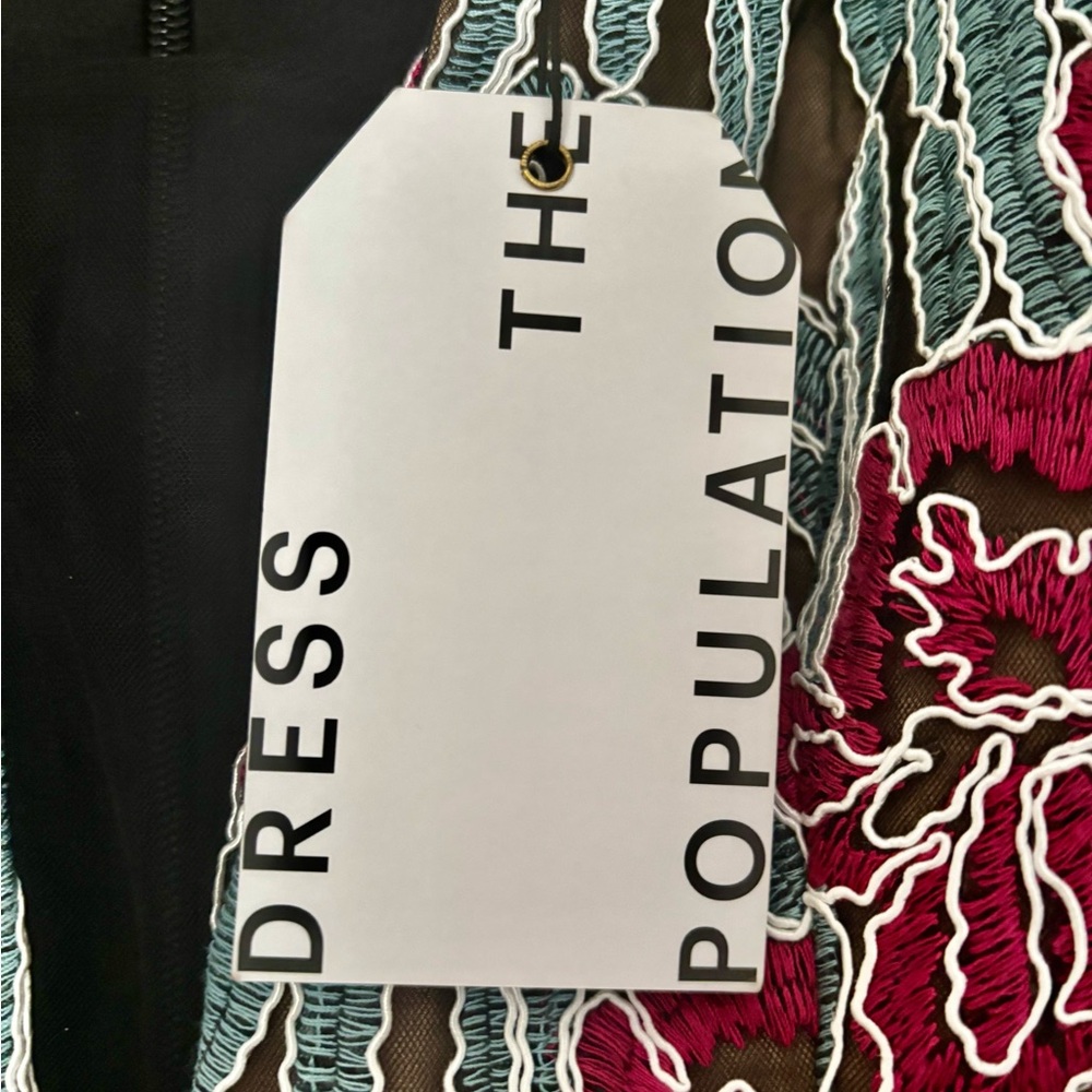 Dress the Population Floral Dress -nwt - Picture 3 of 8